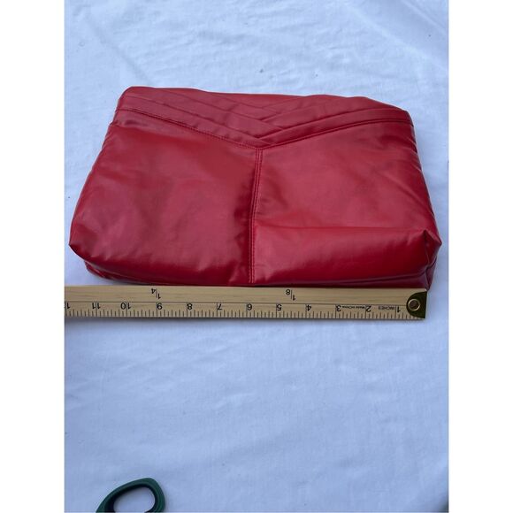Vintage red faux leather Holiday Fair Inc crossbody bag - Picture 7 of 9